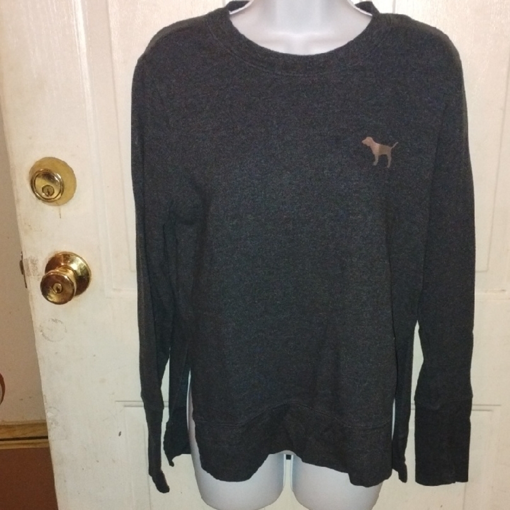 PINK Victoria's Secret Dark Gray Sweatshirt